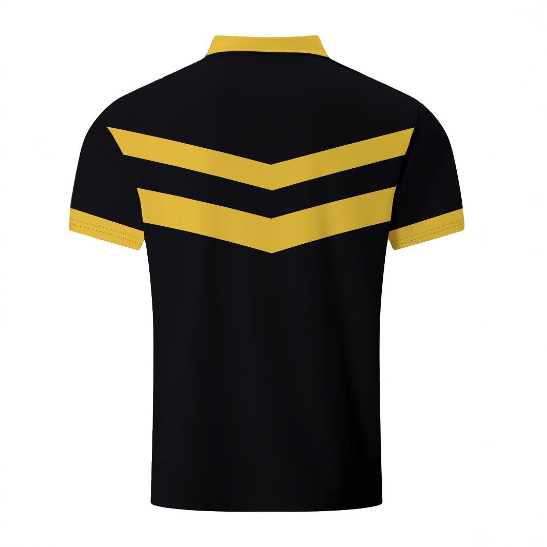 Herrer Poloshirt med moderne V-udskæring og dynamisk farvedesign Stilla