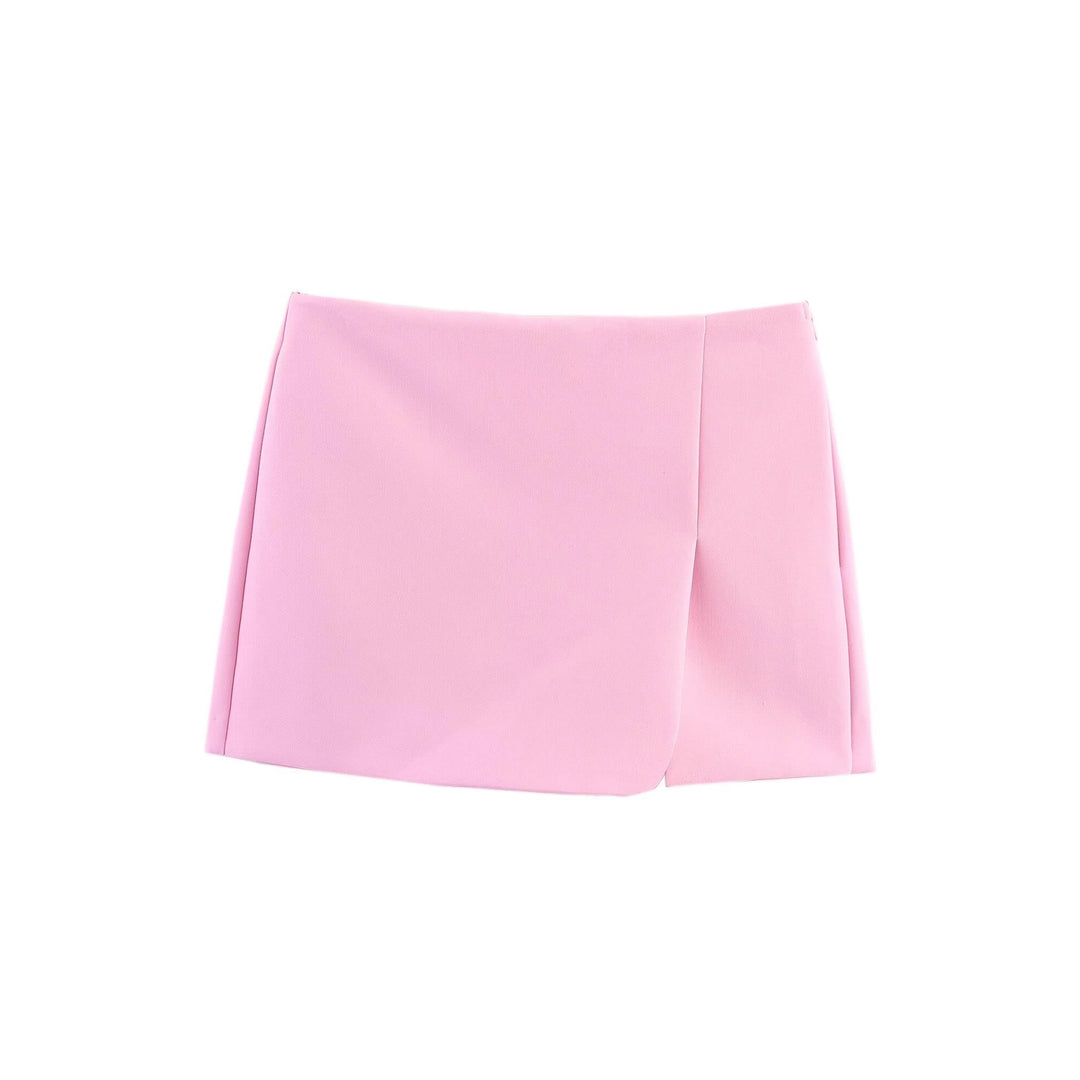 Dame mini nederdel med eksklusiv snit og elegant drapering Skovae
