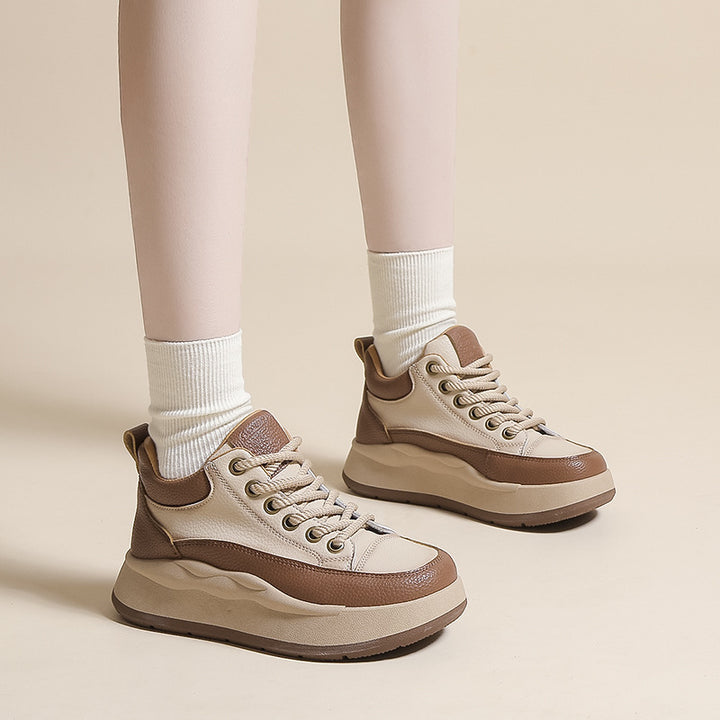 Dame Chunky Sneakers med åndbart overtøj og skridsikker sål Stilla