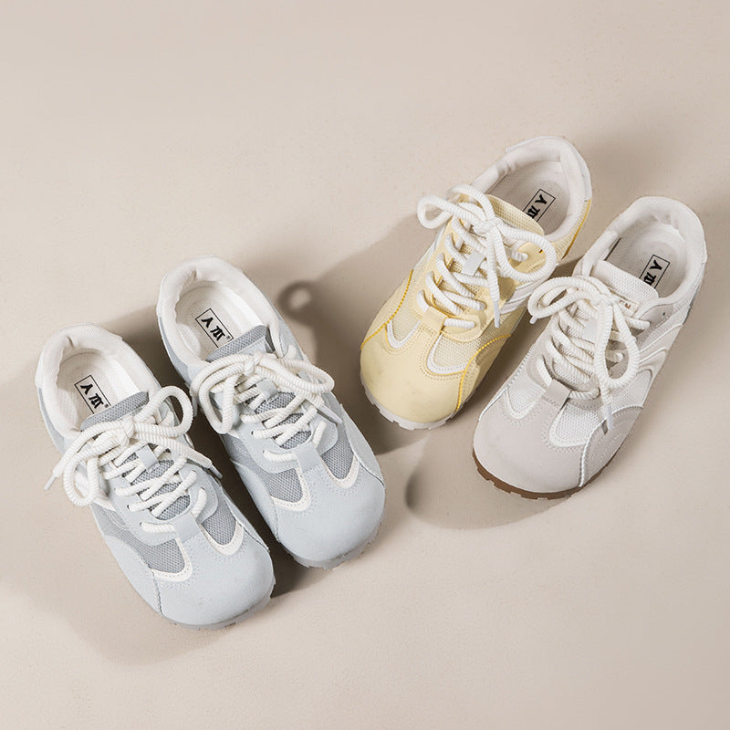 Dame Behagelige Sport Sneakers med åndbart mesh-overflade og fleksibelt såleprofil Stilla