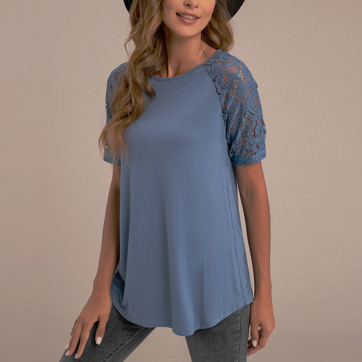 Dame-fleece-top med spids Stilla