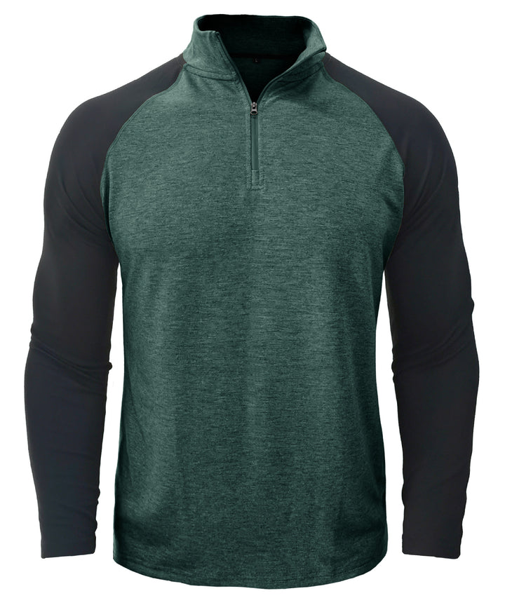 Herrer Sporty Pullover med Ståkrave og Lynlås Stilla