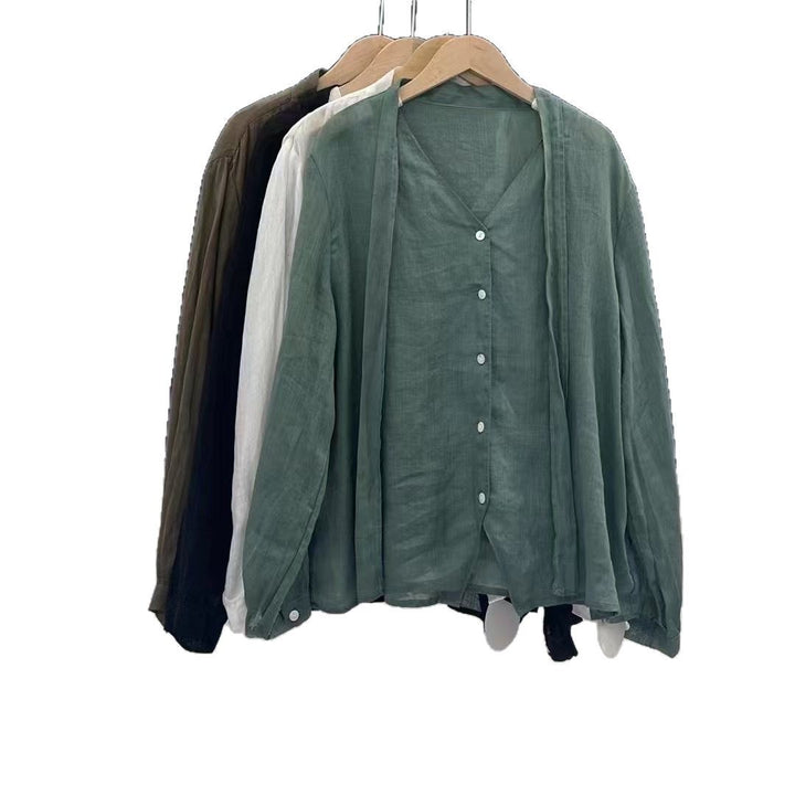Femme Let Button-Down Lagdelt Bluse Stilla