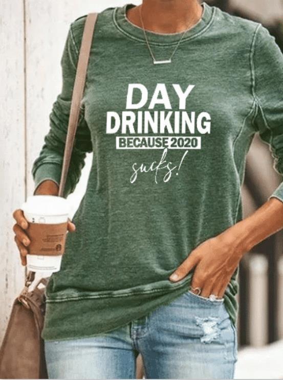 Kvinders sweatshirt med humoristisk tekst Stilla