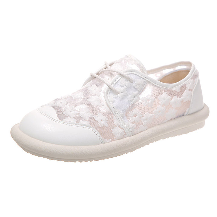 Damer Luftige Blomster Sneakers Stilla