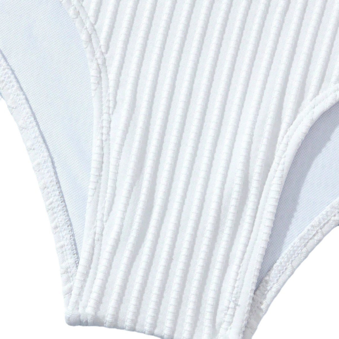 Damer Bikini-sæt med moderne flæse-design og kropsformende høj skæring Stilla