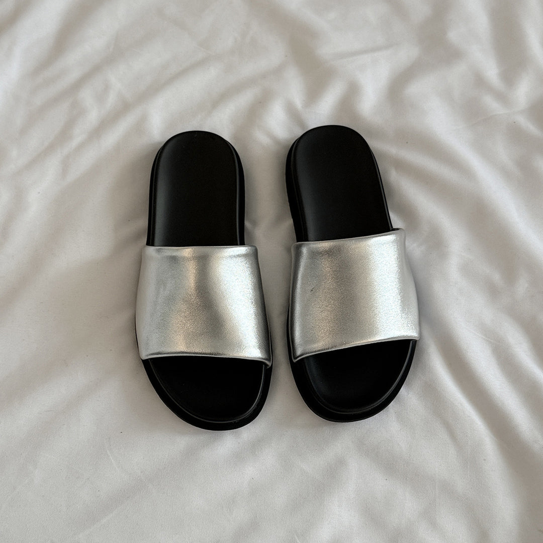 Femme Casual Slide Sandaler med polstret sål Stilla