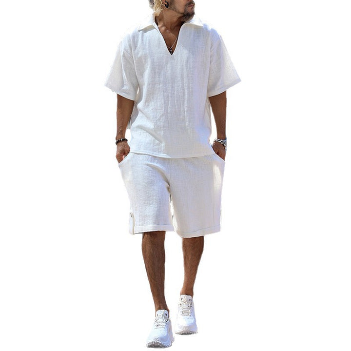 Herre afslappet linned outfit Stilla
