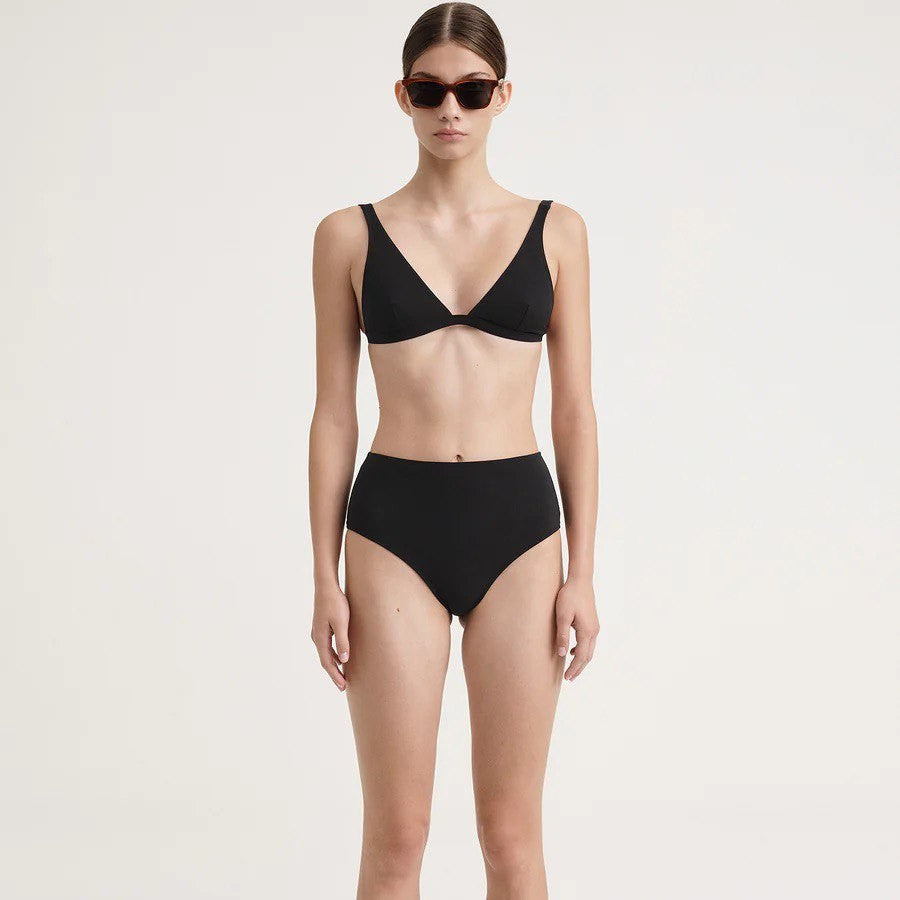 Dame triangel-bikini top med justerbare stropper Skovae