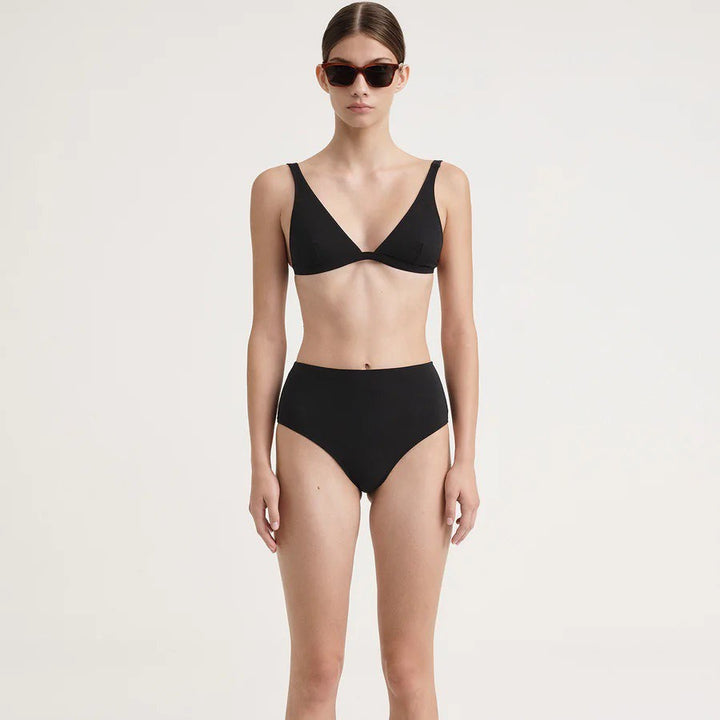 Dame triangel-bikini top med justerbare stropper Skovae