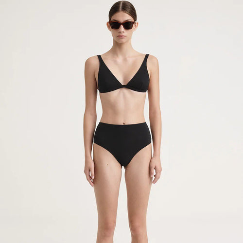 Dame triangel-bikini top med justerbare stropper Skovae