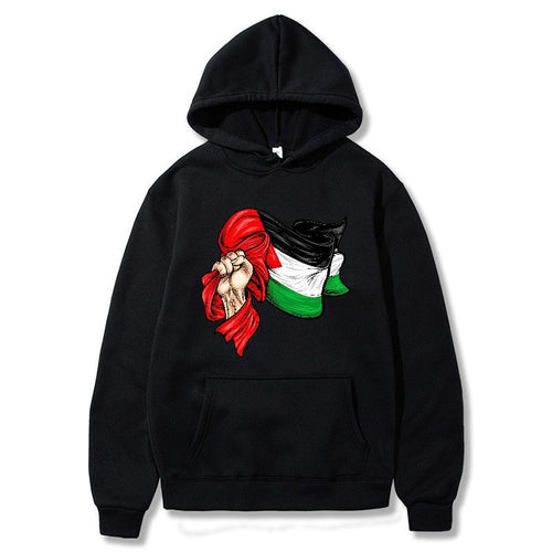 Kvinders hoodie med unikt grafisk design Skovae