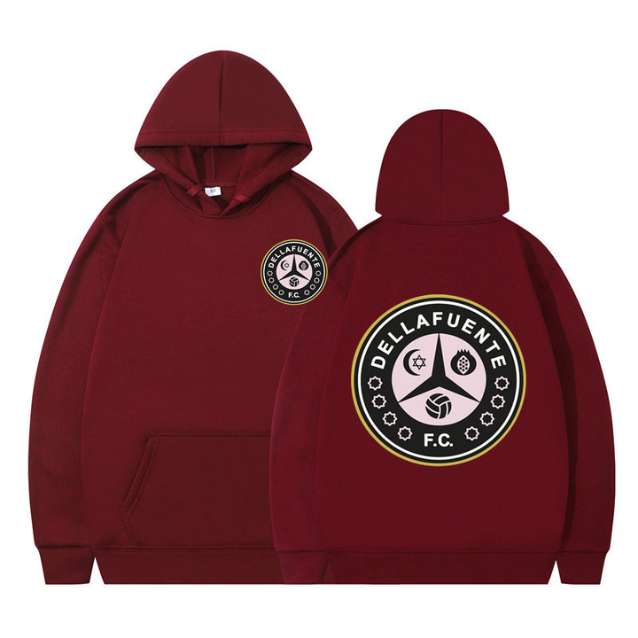 Kvinders hættejakke med præget logo og blød fleece Skovae