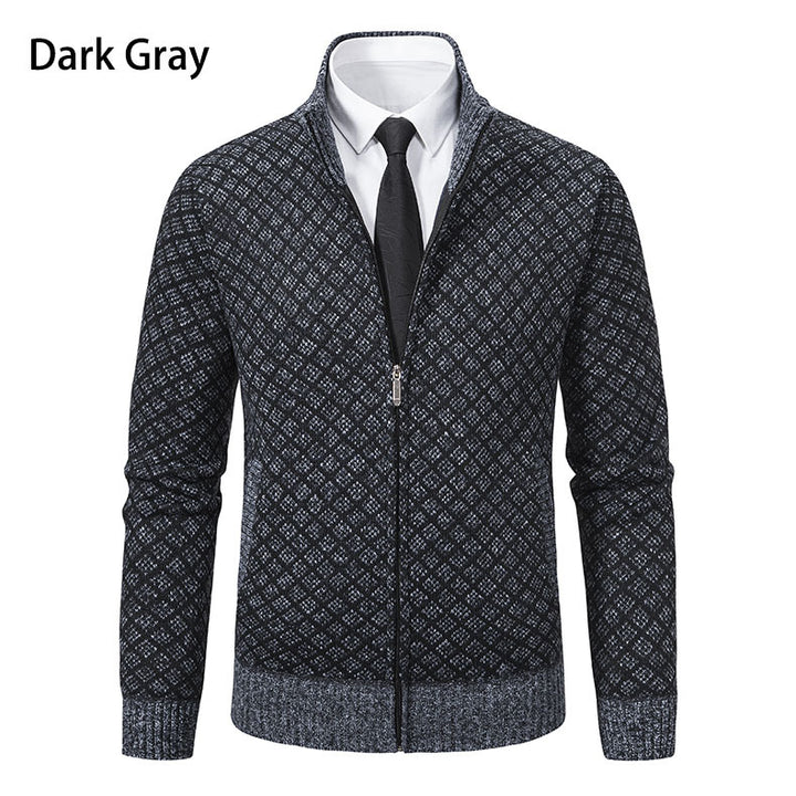 Herre struktureret Zip-Up sweatshirt Stilla