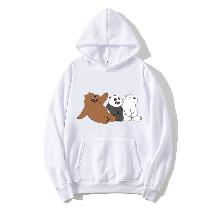 Dame hoodie med humoristisk dyremotiv Skovae