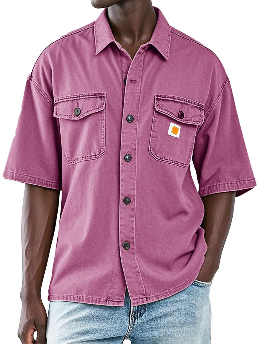 Herrer Kortærmet Utility-Shirt Stilla