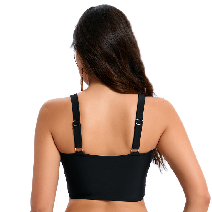 Dame Sporty Bikini-top med innovativt knude-design og Racerback Stilla