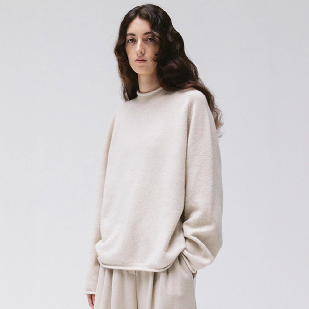 Kvinders høje hals behagelig strik sweater Stilla