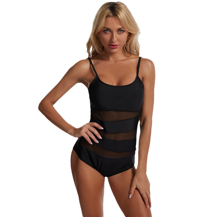 Dame-mesh-panel-einteiler-badeanstig Stilla