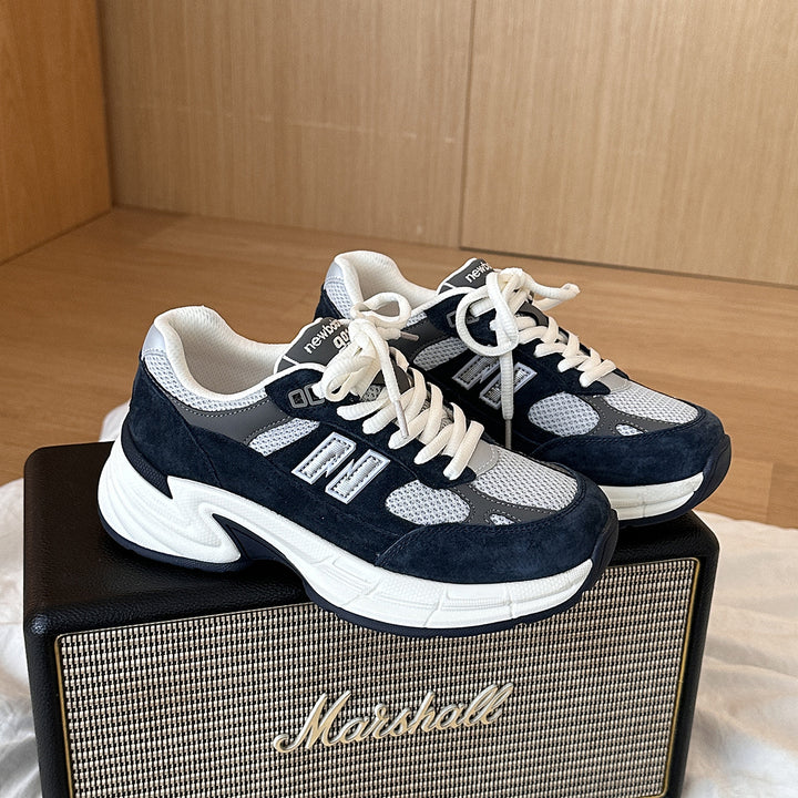 Femme åndbare retro-inspirerede platform-sneakers Stilla