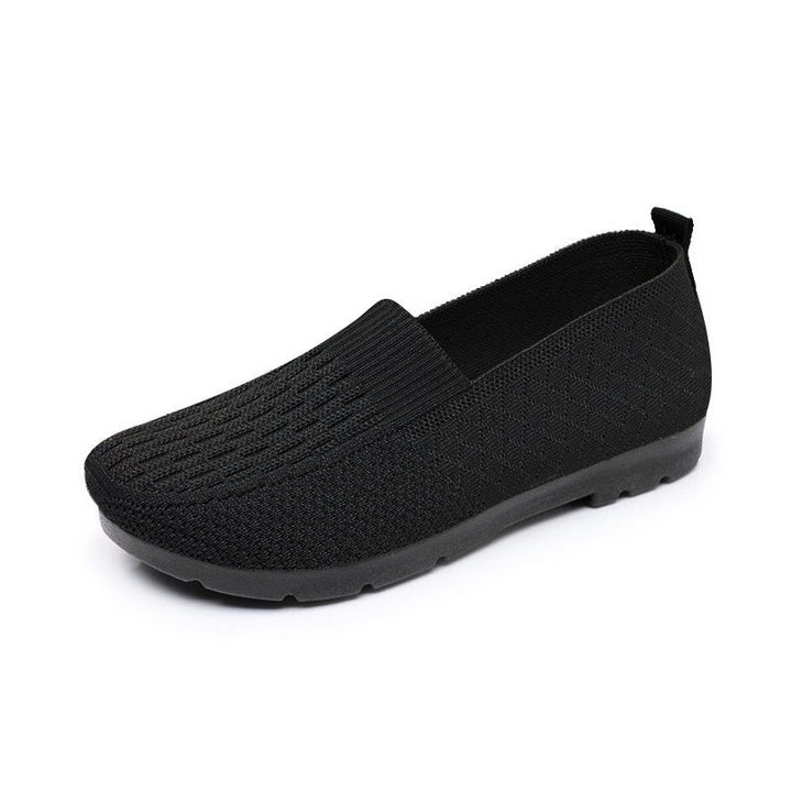 Femme Stilfulde Slip-On Fritidssneakers med åndbart strikdesign Stilla