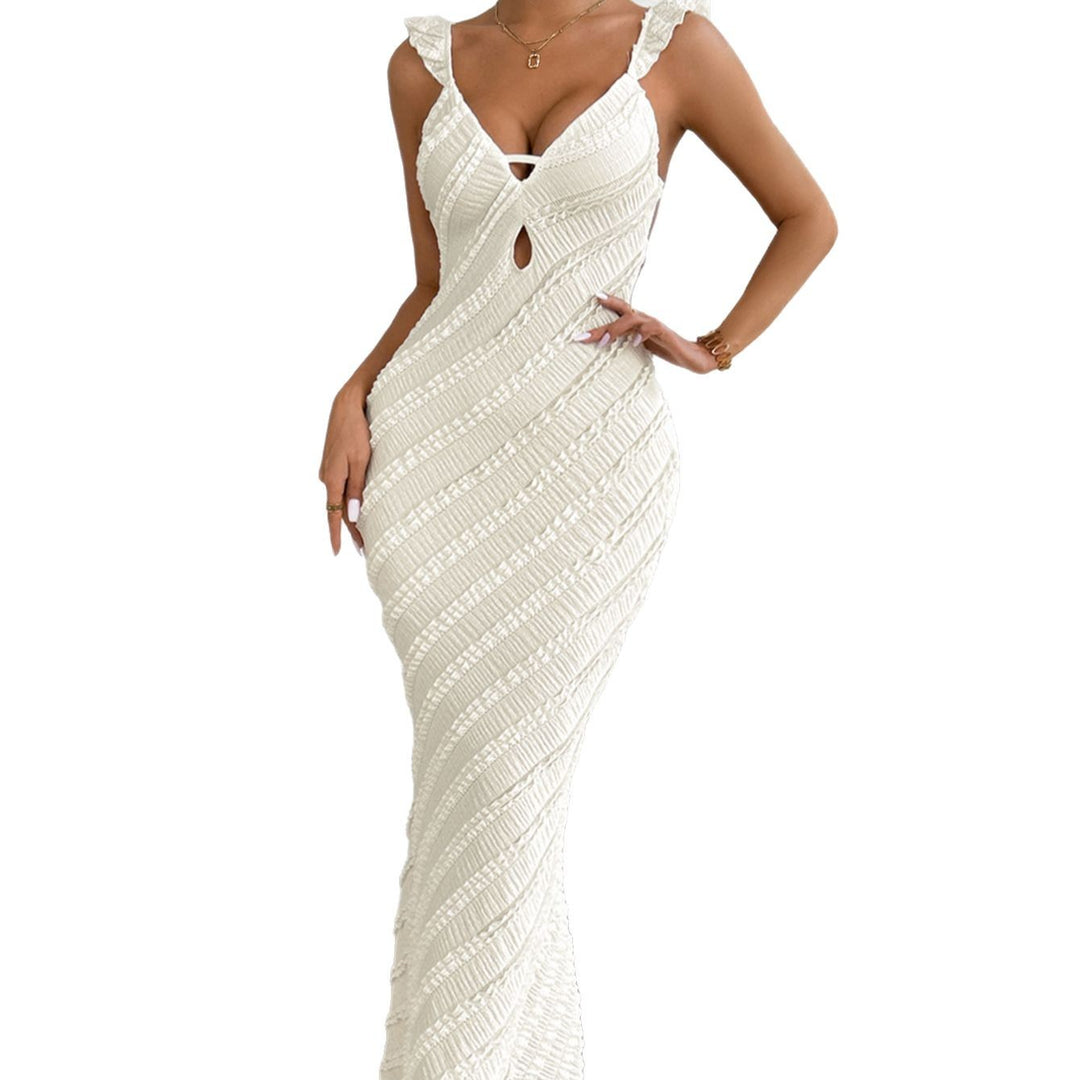 Dame maxikjole i elegant chiffon-stil Stilla