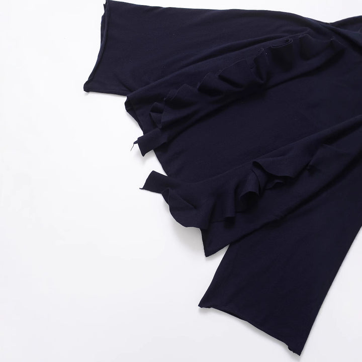 Femme Rynket Åben Front Cardigan Stilla