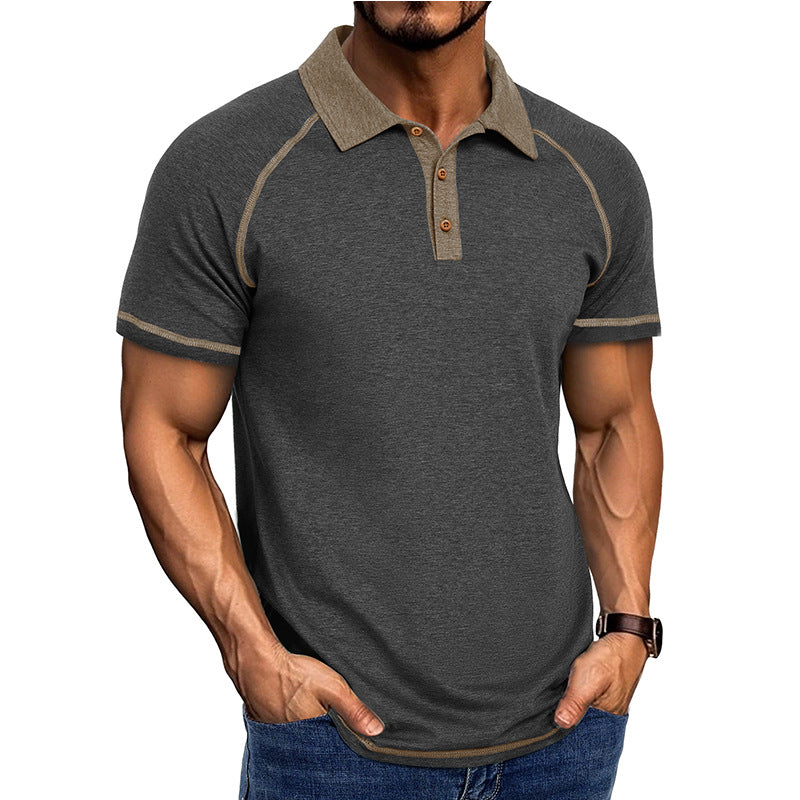 Herre Polo-Shirt med moderne krave Stilla