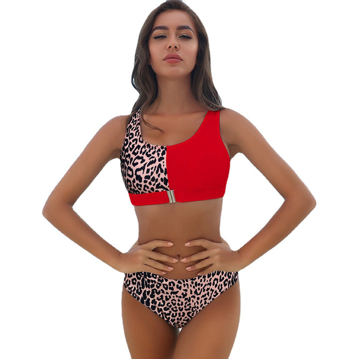 Dame Sport-Bikini med moderne stribemønster Stilla