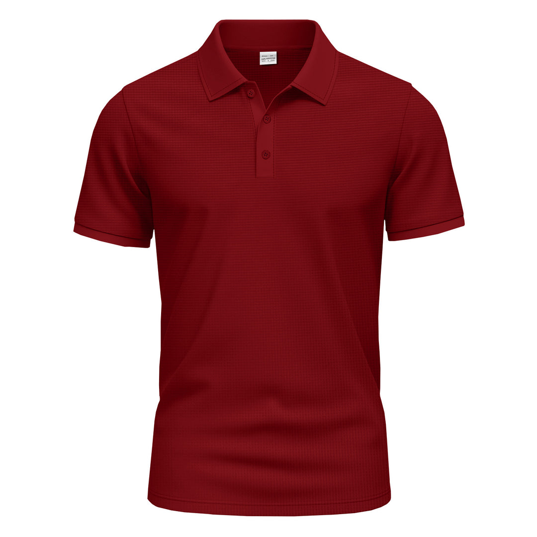Herrer polo t-shirt med struktureret stof Stilla