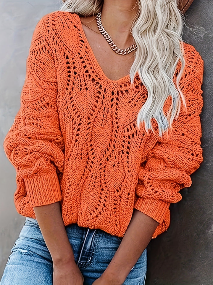Femme Åben Strikbluse Stilla