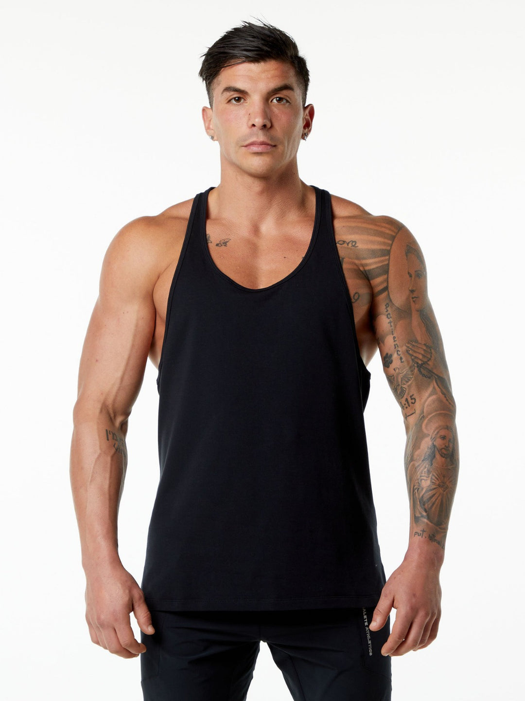 Herrer fantastisk fitness-træning tanktop med racerback-design og svedtransporterende materiale Stilla