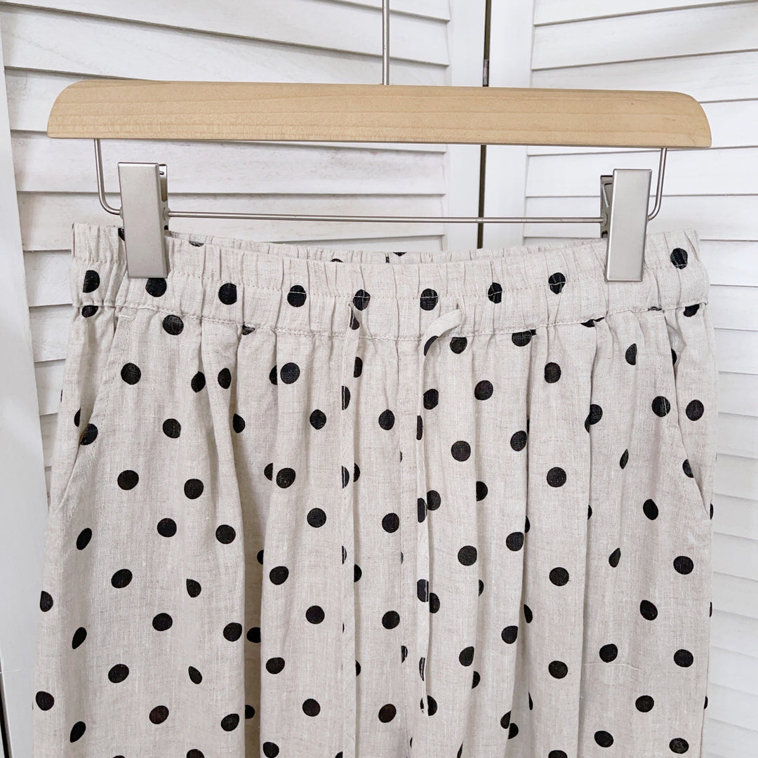 Dame Casual Polka Dot Maxi Nederdel Stilla