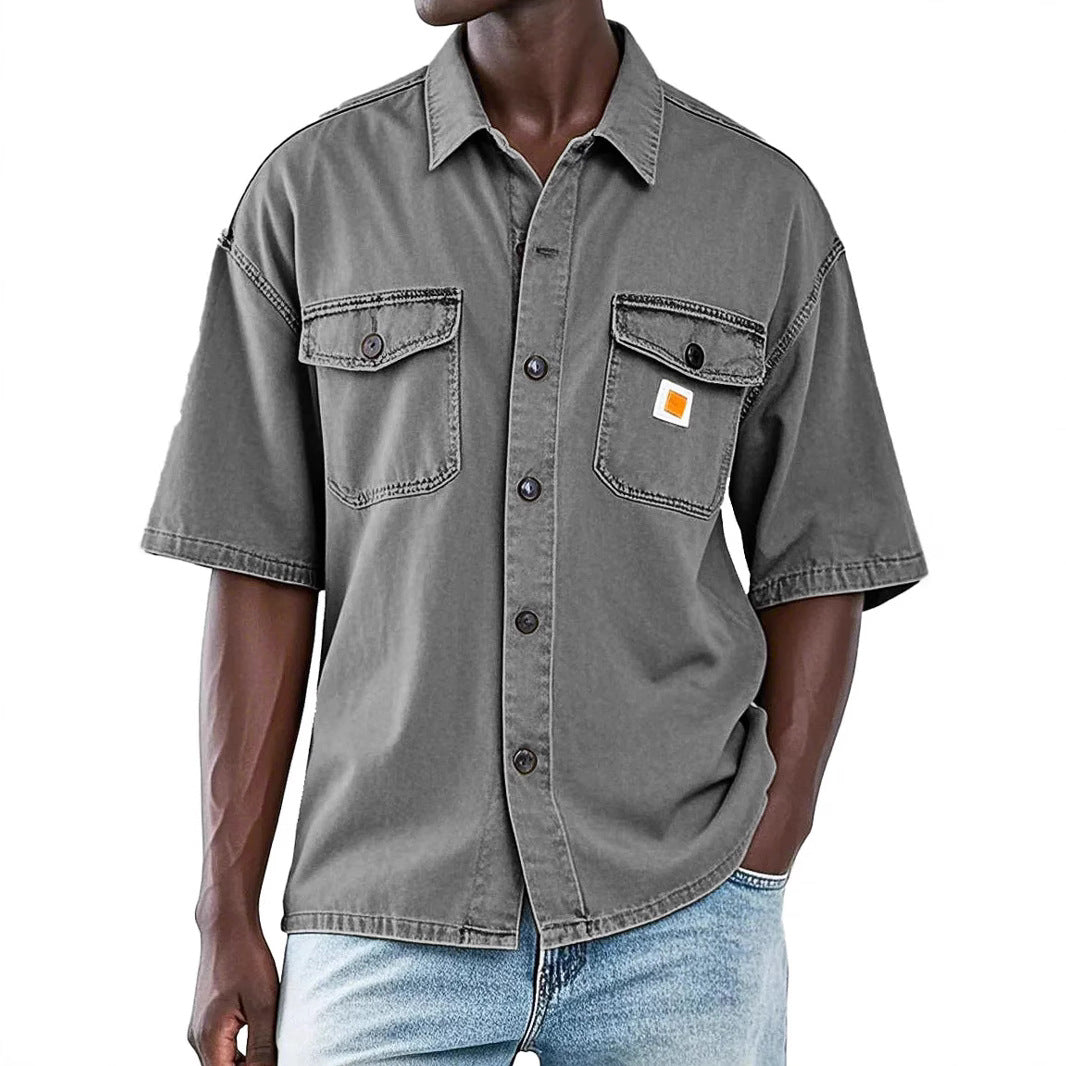Herrer Kortærmet Utility-Shirt Stilla