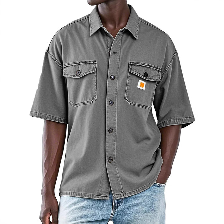 Herrer Kortærmet Utility-Shirt Stilla