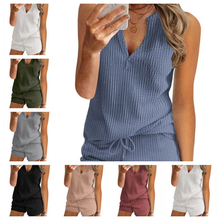 Dame Sporty Tanktop med shorts i åndbart materiale Stiila