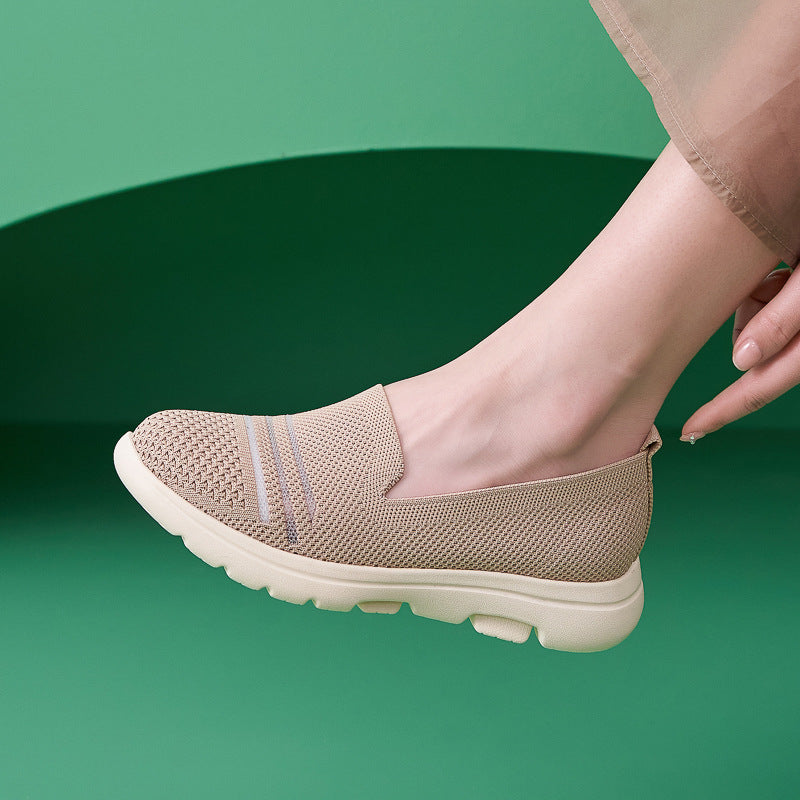 Damer Bequem Slip-On Sneakers med åndbart overmateriale og dæmpende sål Stilla