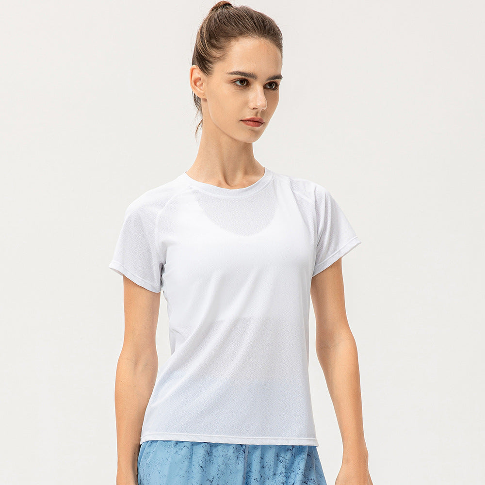 Dame Sporty funktionelt t-shirt med fugtregulerende teknologi Stilla