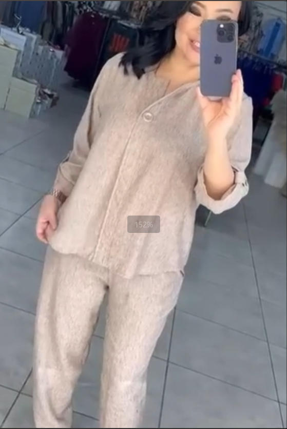 Dame Soft Knit Lounge Sæt Stilla