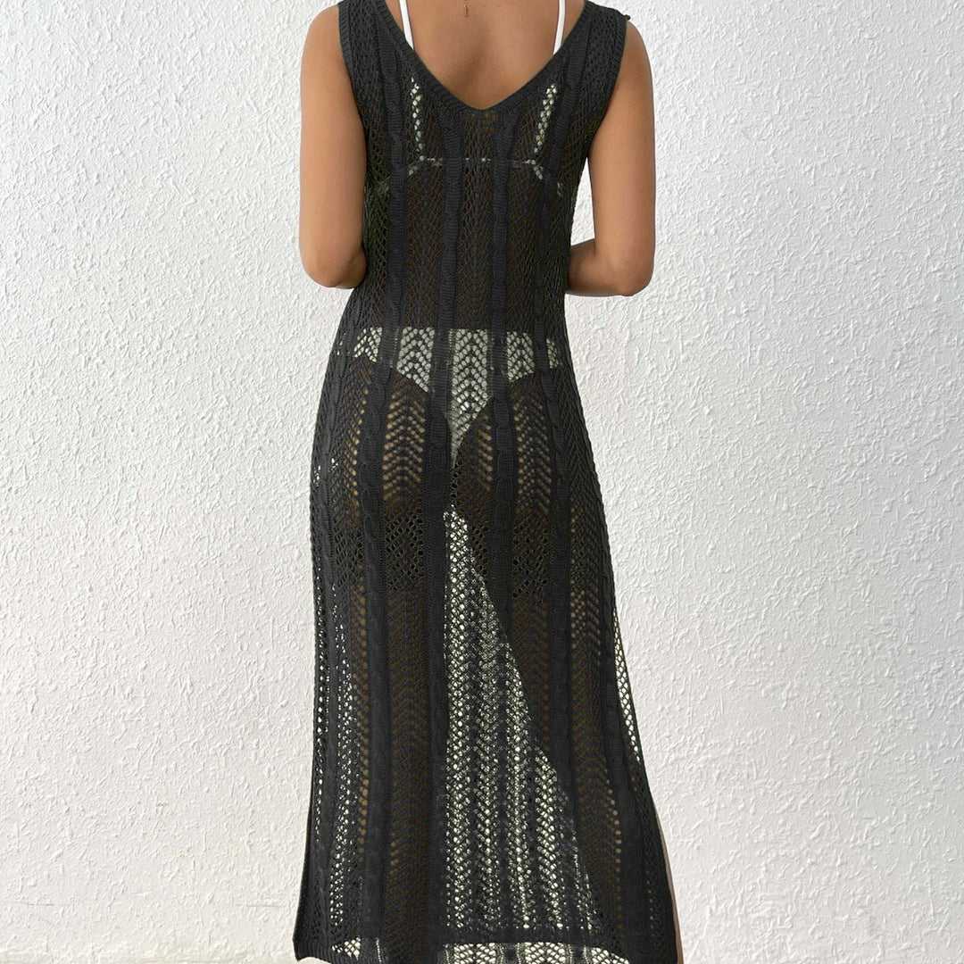 Dame Hæklet Maxi Cover-Up Kjole Stilla