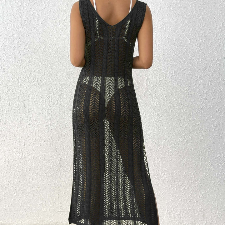Dame Hæklet Maxi Cover-Up Kjole Stilla