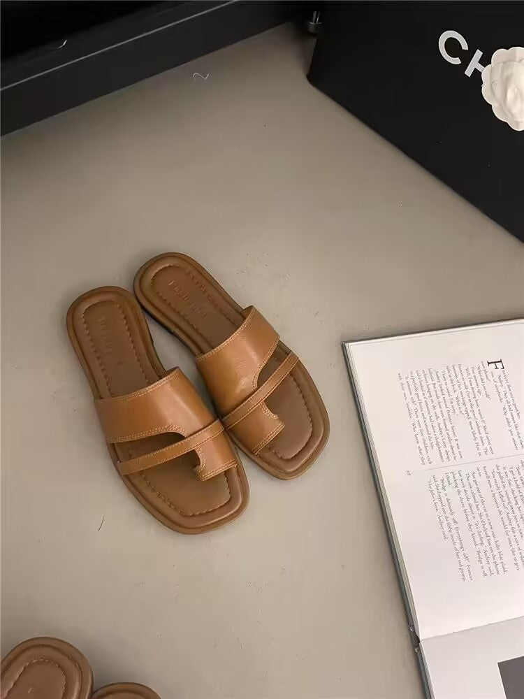 Dame Casual Slide Sandaler med minimalistisk design Stilla