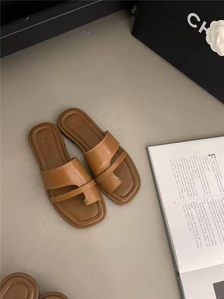 Dame Casual Slide Sandaler med minimalistisk design Stilla