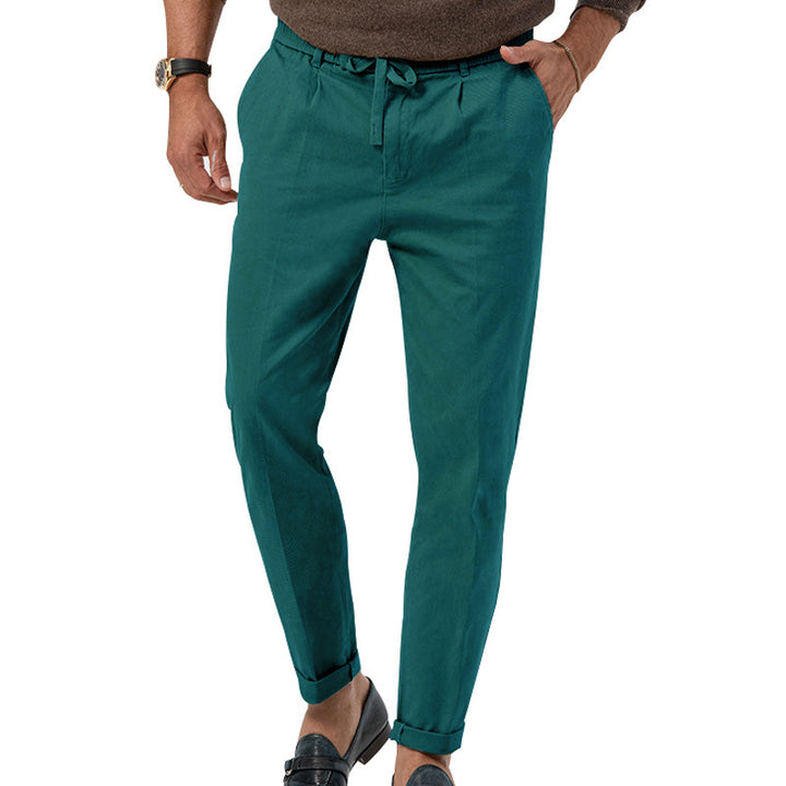 Herrer Chino-bukser med elastisk talje og moderne snit Stilla