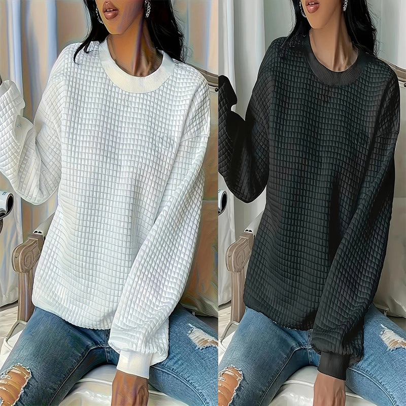 Dame Struktureret Sweatshirt Stilla