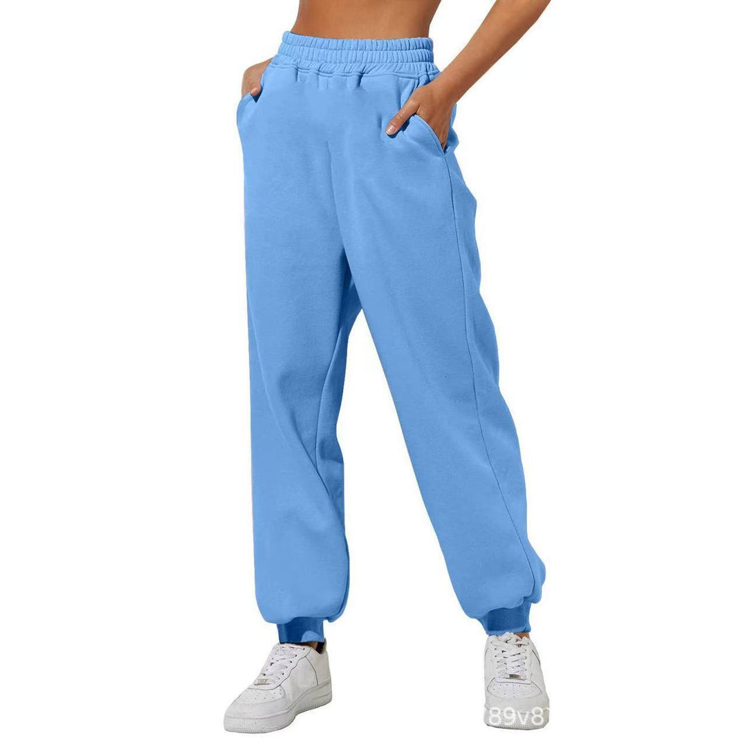 Kvindernes komfortable joggingbukser med elastisk talje og sidelommer Skovae