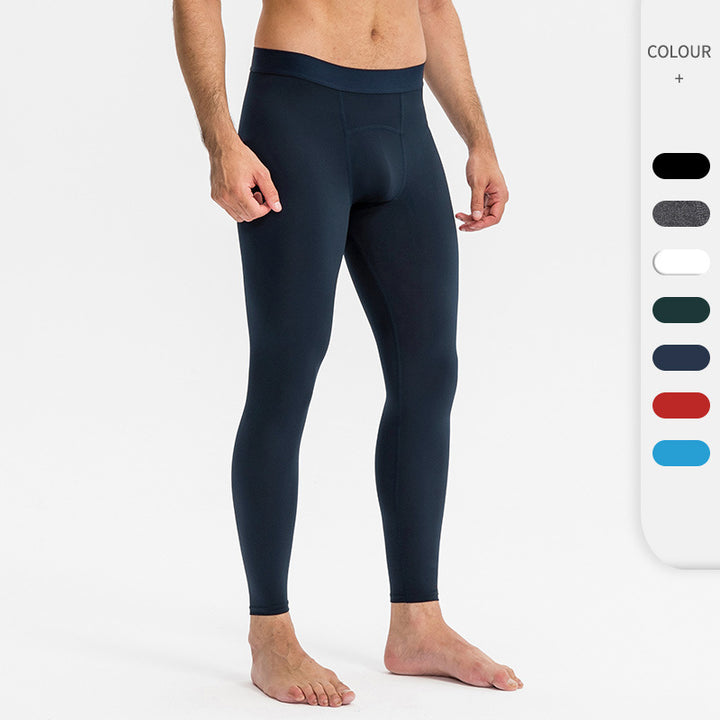 Herrer kompressions leggings med fugtregulerende teknologi og ergonomisk snit Stilla
