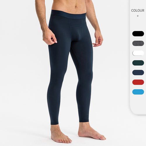 Herrer kompressions leggings med fugtregulerende teknologi og ergonomisk snit Stilla
