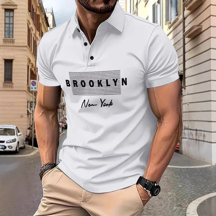 Herre polo shirt i moderne design Stilla