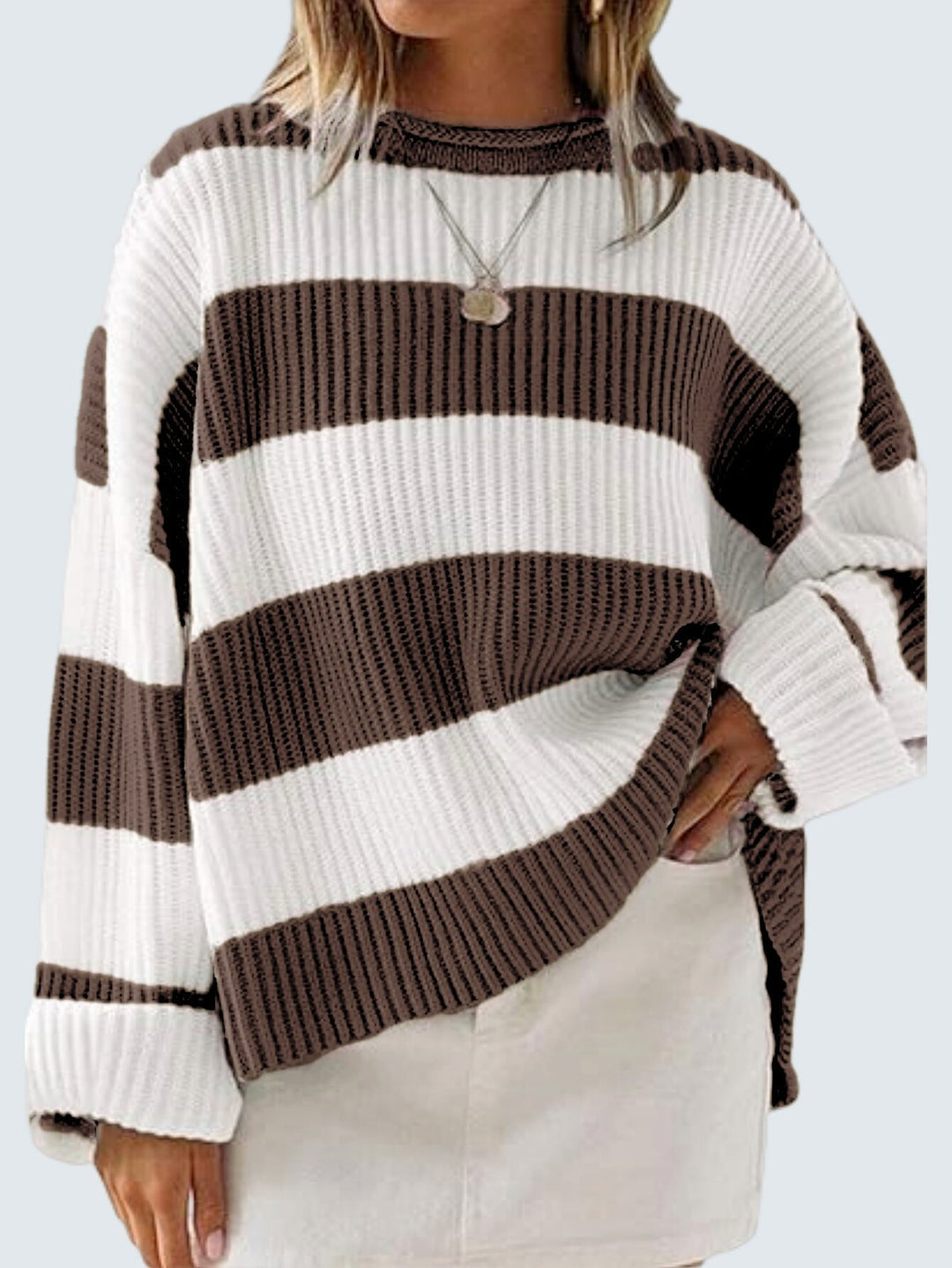 Dame elegant oversized pullover Stilla